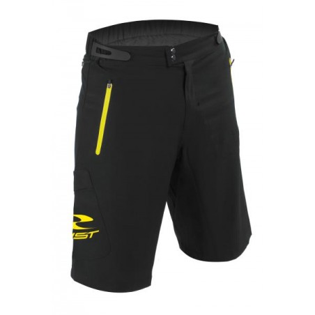 Pantaloncino Gist G-OUT Mtb e Gravel Nero/Giallo Fluo