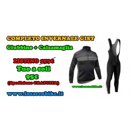 Completo Invernale Gist Inside Grigio Giubbino Calzamaglia