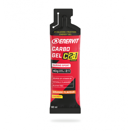Box 24 pezzi Carbo Gel Enervit C 2:1 Pro Orange 60ml